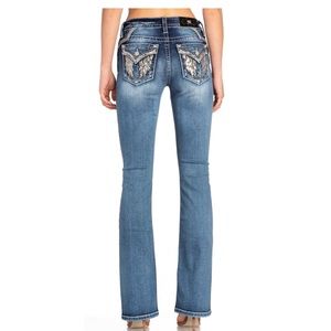 Miss Me Sequin Wings Jeans